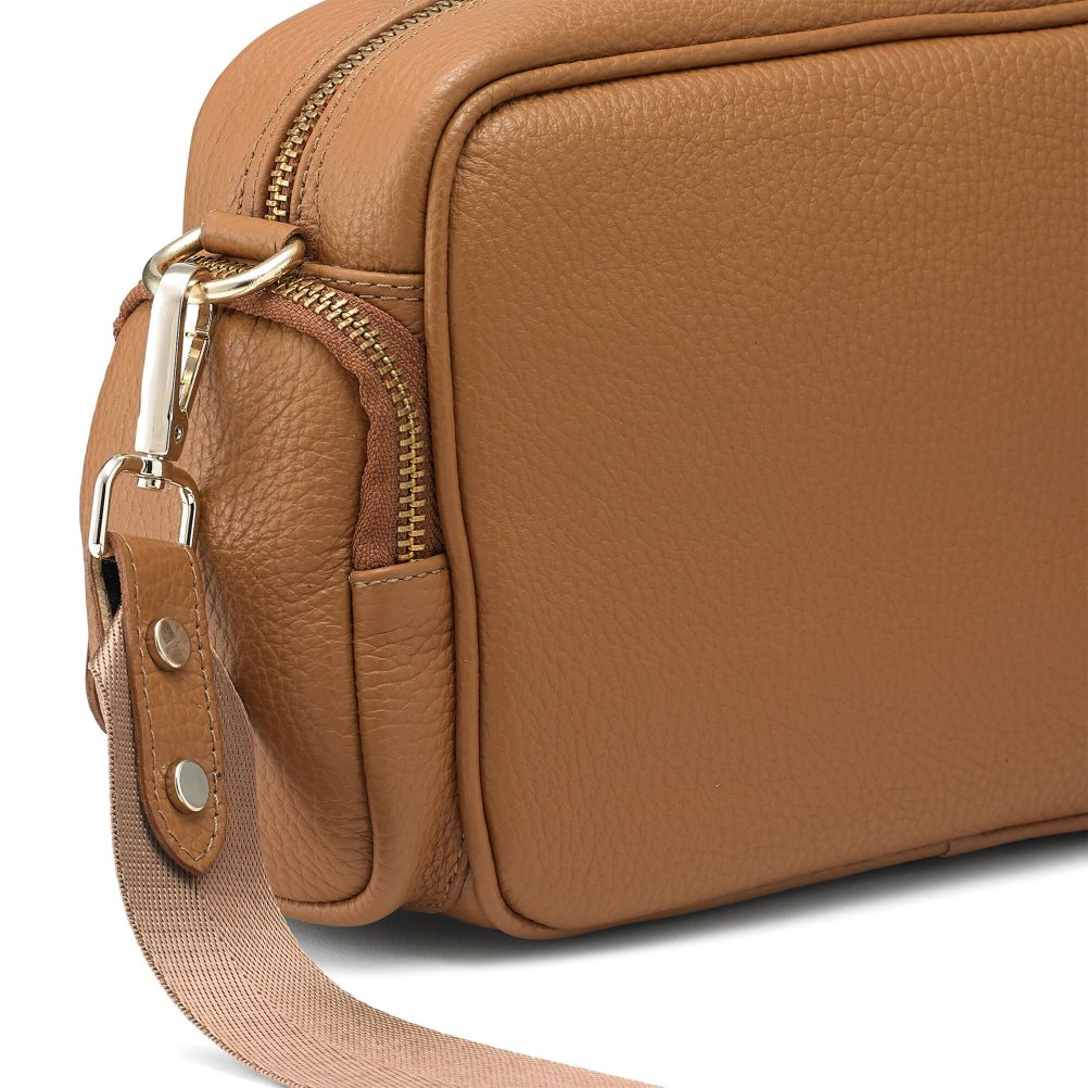 Russell And Bromley Snapshot Multi-pocket Crossbody Veske Dame Brune | 857BFSZI