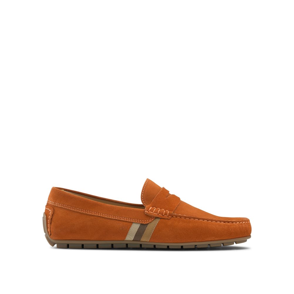 Russell And Bromley Soft Wear Driver Kjoler Sko Herre Brune | 824ENUPV