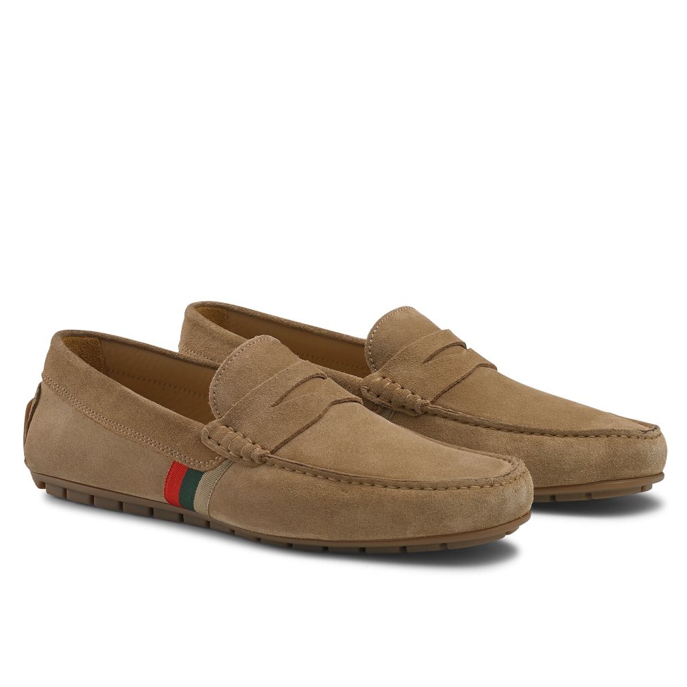 Russell And Bromley Soft Wear Driving Kjoler Sko Herre Brune | 132MZINA