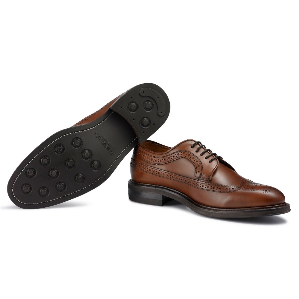 Russell And Bromley Southport Rubber Sole Derby Kjoler Sko Herre Mørke Brune | 461CRTMA