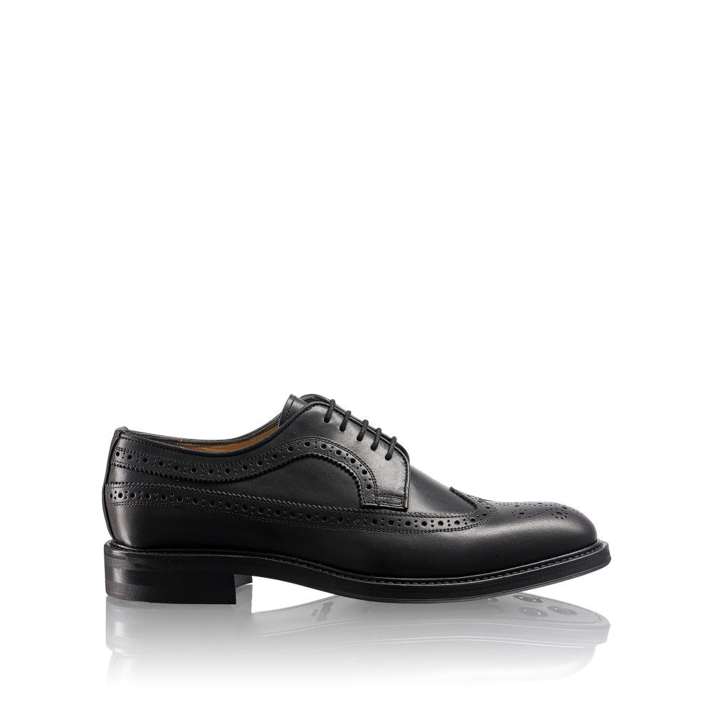 Russell And Bromley Southport Rubber Sole Derby Kjoler Sko Herre Svarte | 571NKSBY