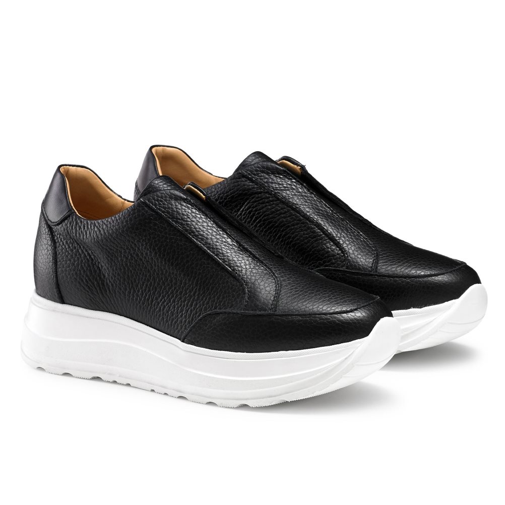 Russell And Bromley Speed Up Laceless Joggesko Dame Svarte | 638JLUSR