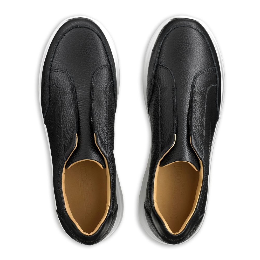 Russell And Bromley Speed Up Laceless Joggesko Dame Svarte | 638JLUSR