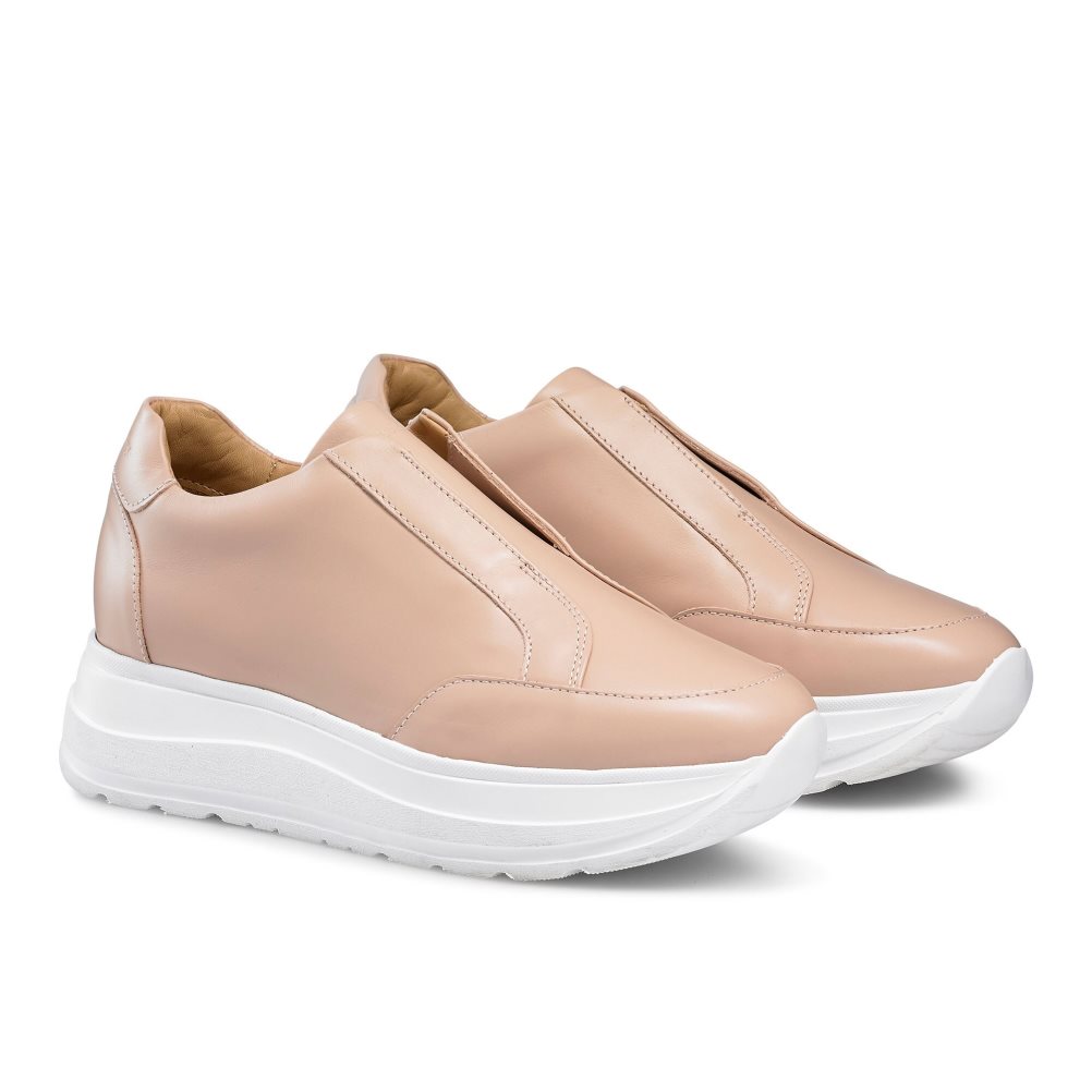 Russell And Bromley Speed Up Laceless Runner Joggesko Dame Lyse Brune | 816HOXQK