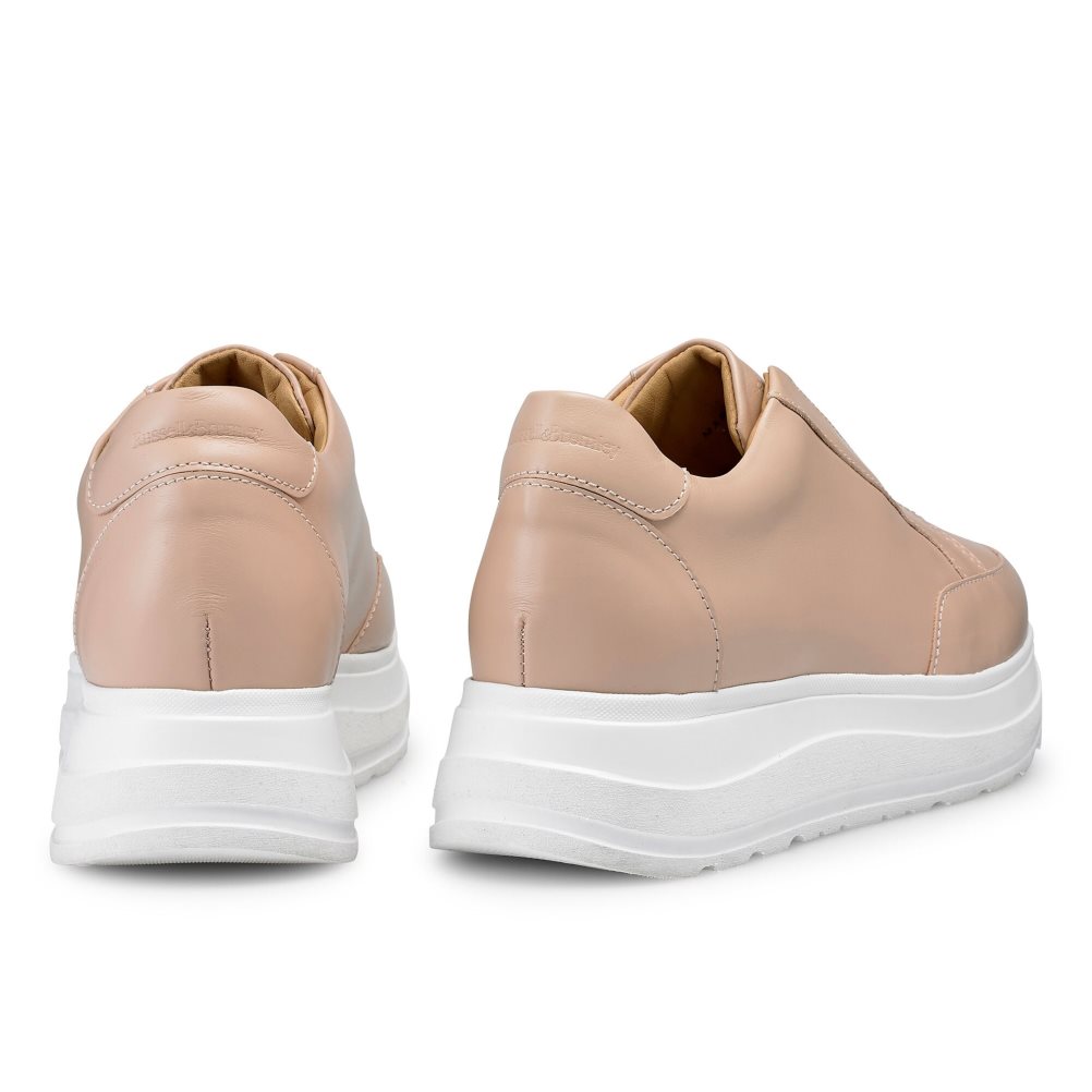 Russell And Bromley Speed Up Laceless Runner Joggesko Dame Lyse Brune | 816HOXQK