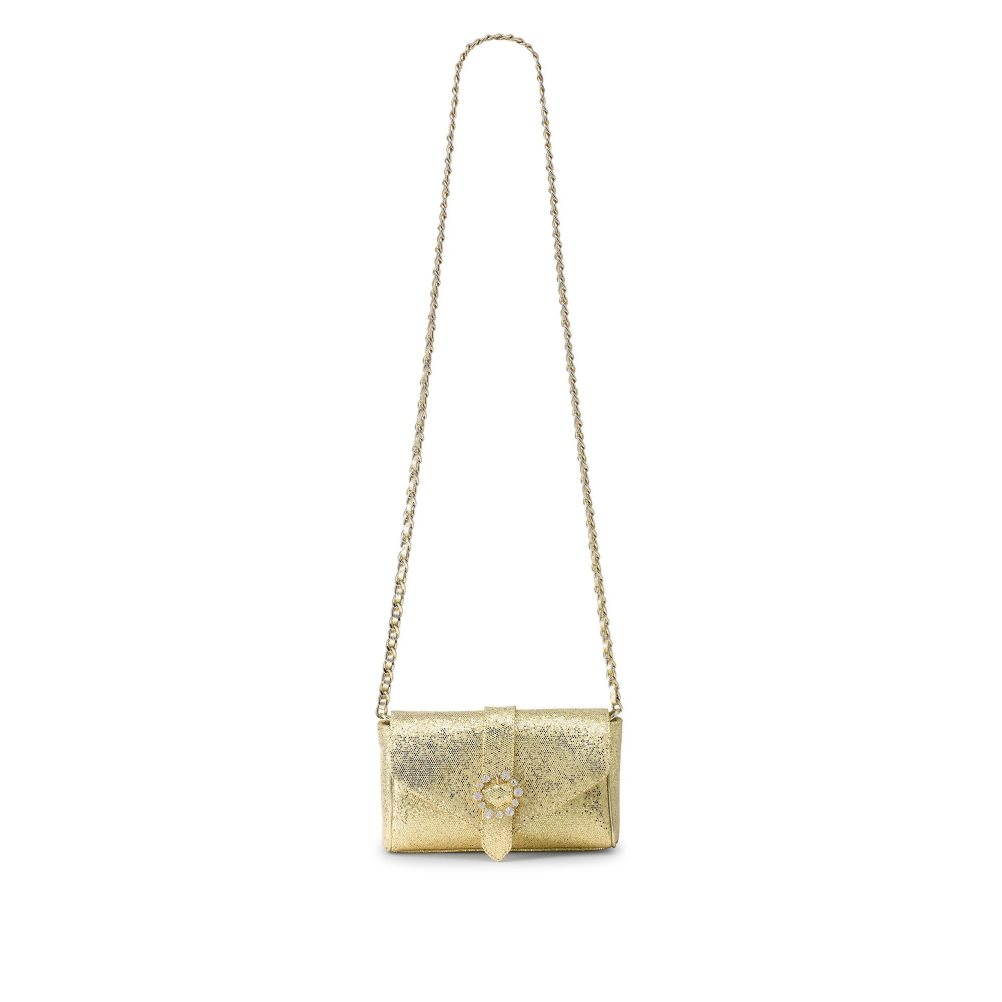 Russell And Bromley Strictly Jewel Spenne Chain Crossbody Veske Dame Gull | 043FQESD