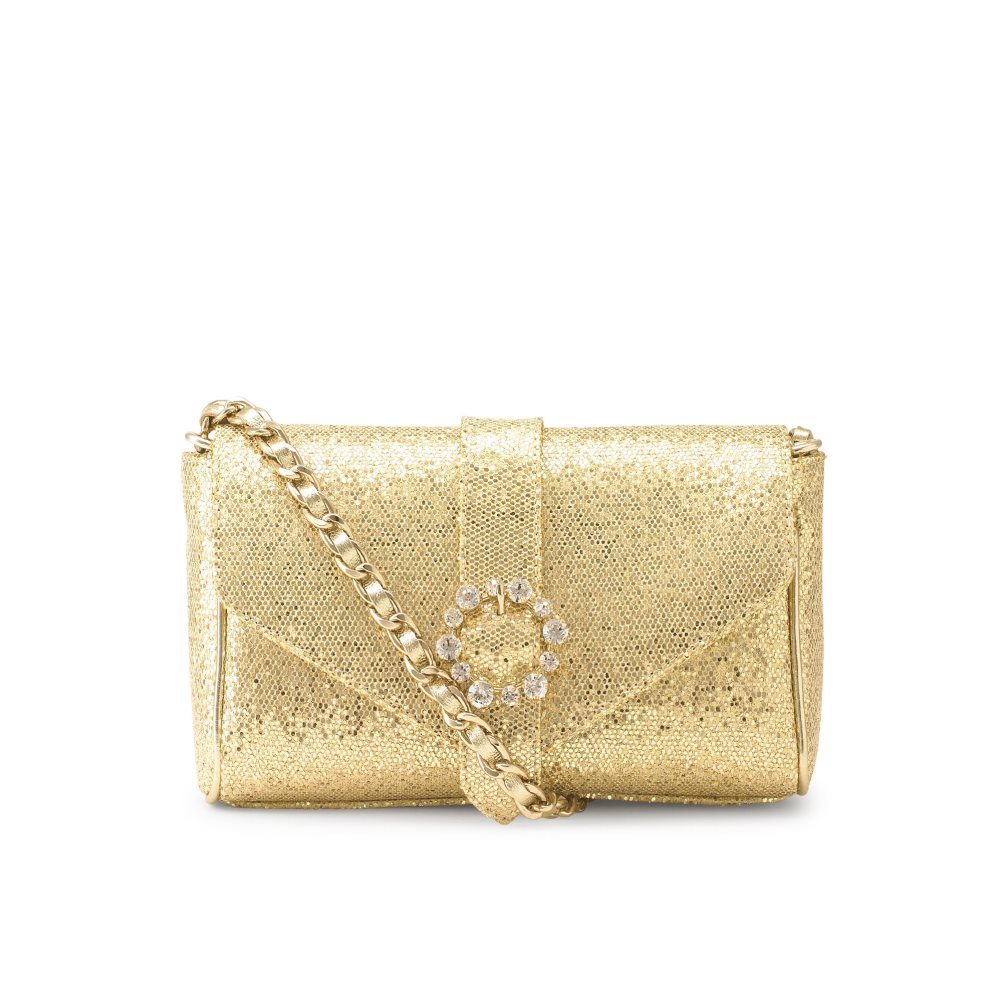 Russell And Bromley Strictly Jewel Spenne Chain Crossbody Veske Dame Gull | 043FQESD