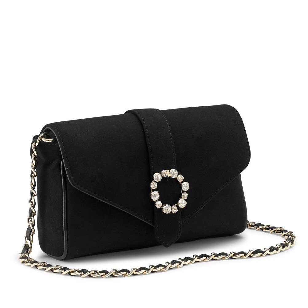 Russell And Bromley Strictly Jewel Spenne Chain Crossbody Veske Dame Svarte | 582QPRWD