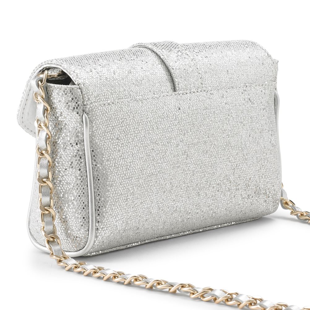 Russell And Bromley Strictly Jewel Spenne Chain Crossbody Veske Dame Sølv | 582WYJUZ