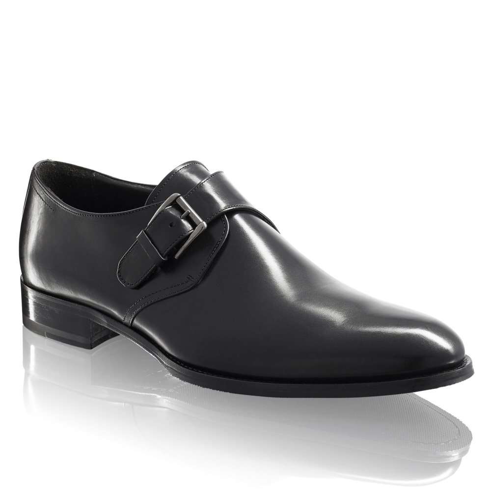 Russell And Bromley Sycamore Single Spenne Monk Reima Kjoler Sko Herre Svarte | 624ZVXFK