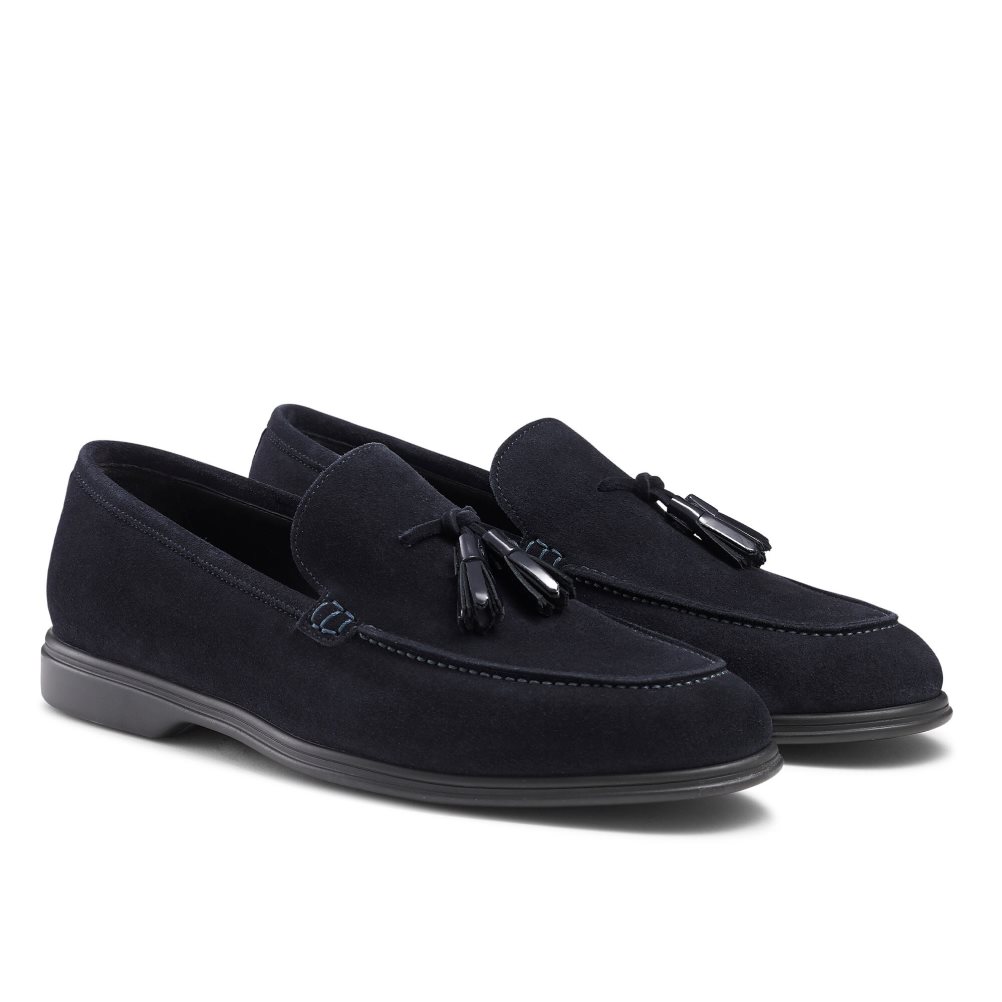 Russell And Bromley Tassel Tassel Kjoler Sko Herre Marineblå | 194MDTRP