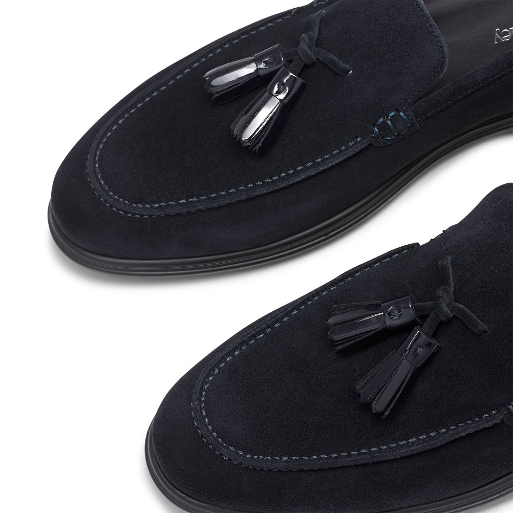 Russell And Bromley Tassel Tassel Kjoler Sko Herre Marineblå | 194MDTRP