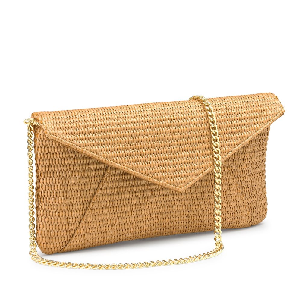 Russell And Bromley Topform Envelope Clutch Veske Dame Khaki | 410DMWYF