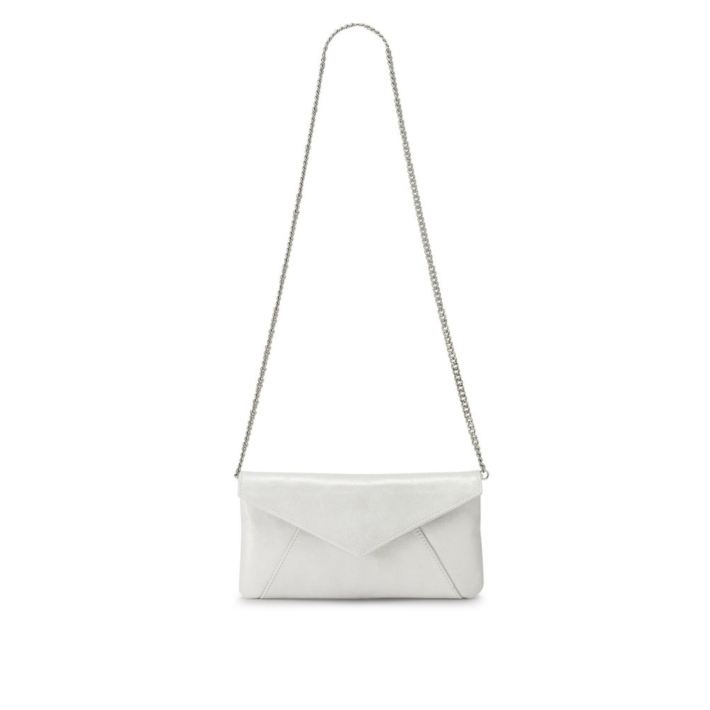 Russell And Bromley Topform Envelope Clutch Veske Dame Sølv | 462AOHBI