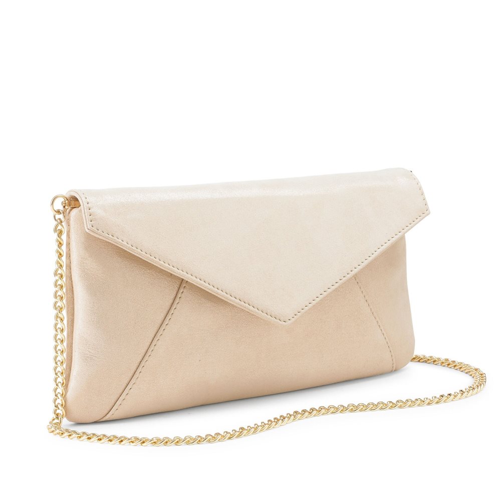 Russell And Bromley Topform Envelope Clutch Veske Dame Platina | 496MKUEX