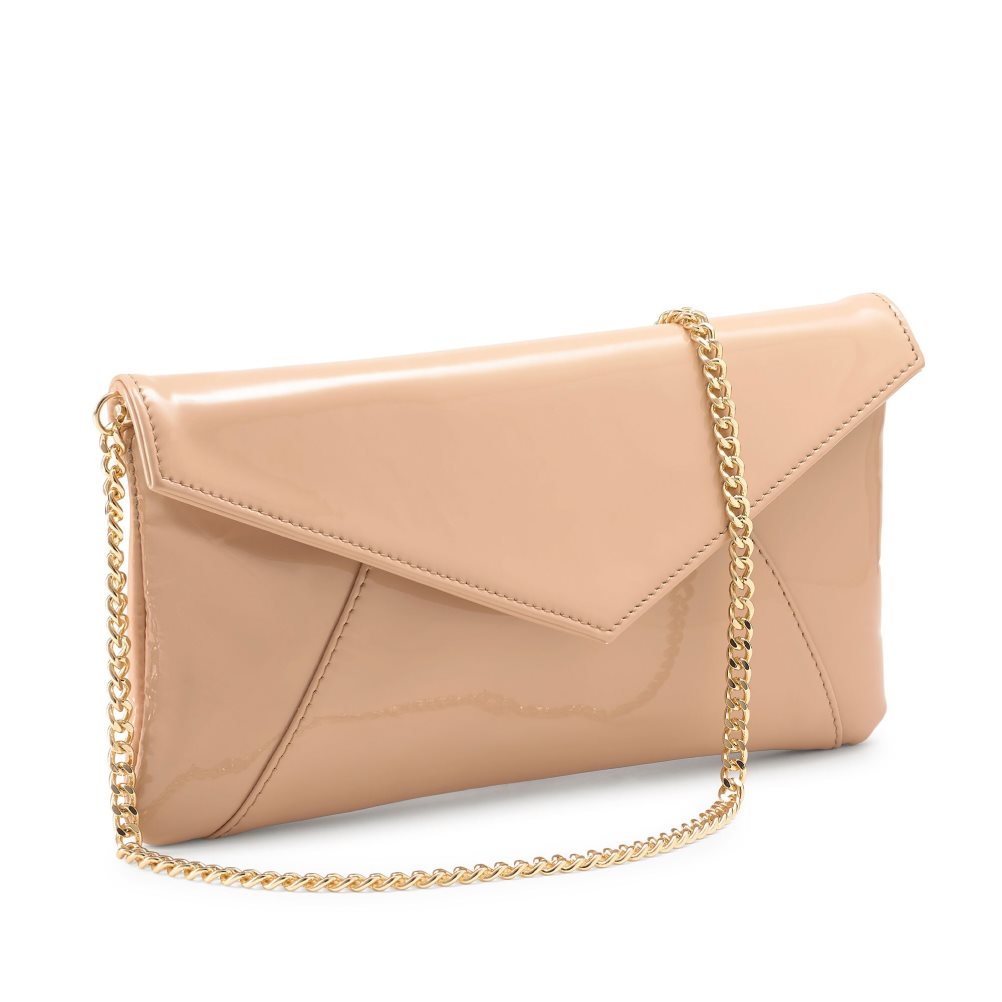 Russell And Bromley Topform Envelope Clutch Veske Dame Beige | 573ACGTH