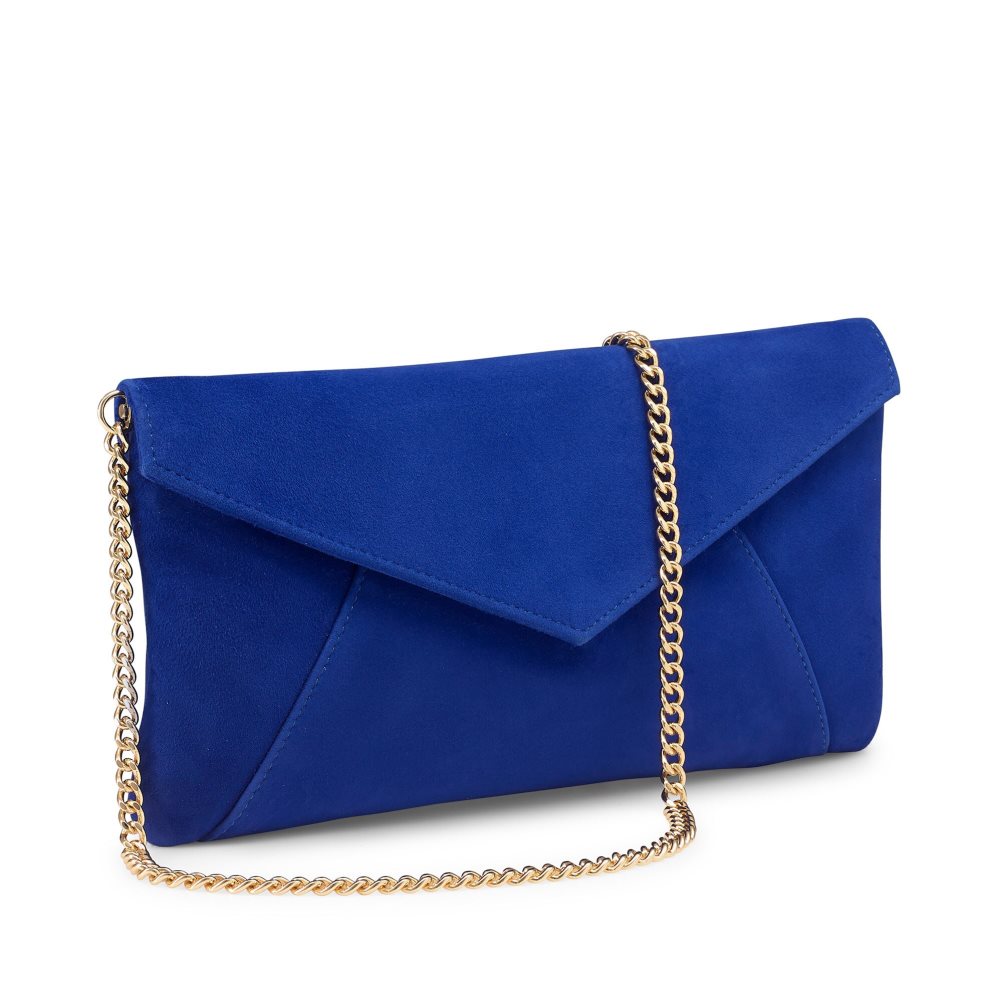 Russell And Bromley Topform Envelope Clutch Veske Dame Blå | 940LQFGJ