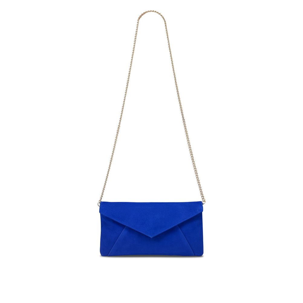 Russell And Bromley Topform Envelope Clutch Veske Dame Blå | 940LQFGJ