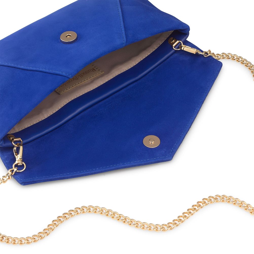 Russell And Bromley Topform Envelope Clutch Veske Dame Blå | 940LQFGJ