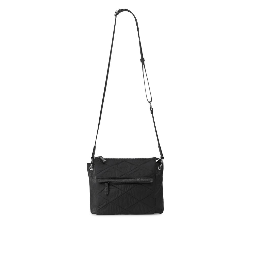 Russell And Bromley Trooper Multi Pocket Crossbody Veske Dame Svarte | 867MRWXO