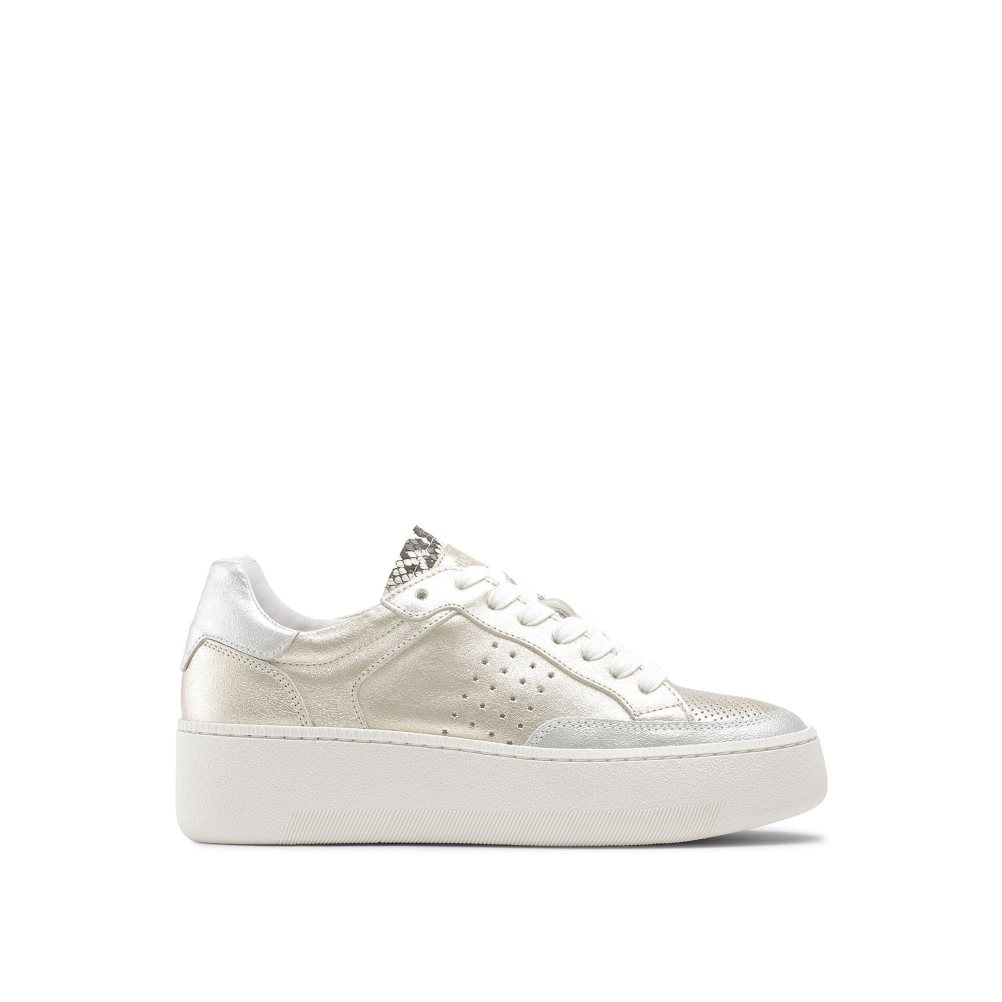 Russell And Bromley Whisper Low Top Joggesko Dame Gull | 725APOYJ