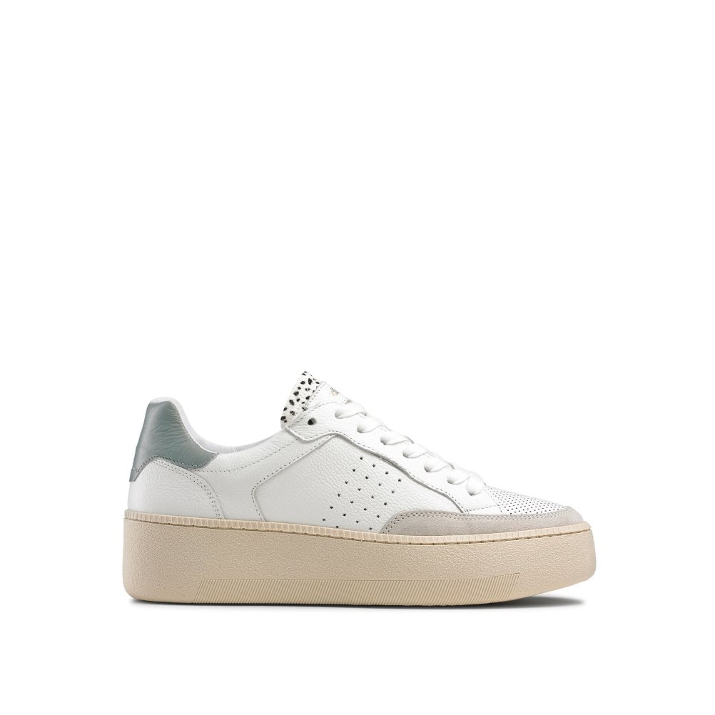 Russell And Bromley Whisper Low Top Joggesko Dame Hvite | 794CBNUF