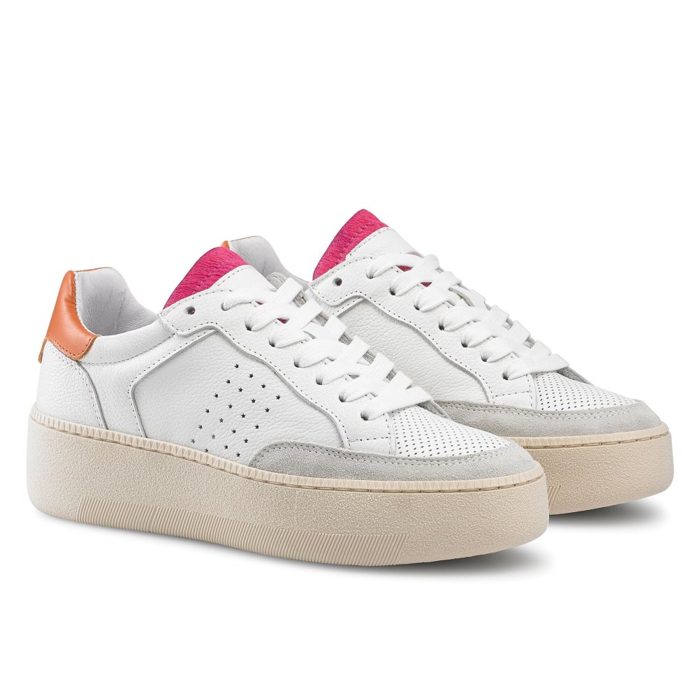 Russell And Bromley Whisper Low Top Joggesko Dame Hvite | 867MXRSH