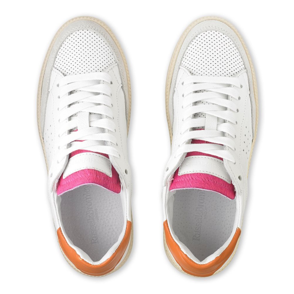 Russell And Bromley Whisper Low Top Joggesko Dame Hvite | 867MXRSH