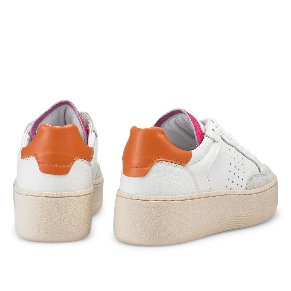 Russell And Bromley Whisper Low Top Joggesko Dame Hvite | 867MXRSH