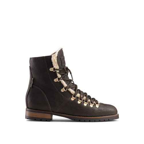 Russell And Bromley Bear Warm Forede Blonder Up Ankelstøvletter Dame Mørke Brune | 972UPFMC