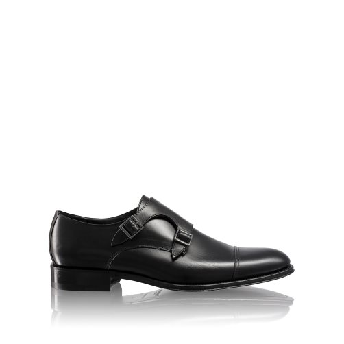 Russell And Bromley Birch Double Spenne Monk Kjoler Sko Herre Svarte | 810BPRYQ