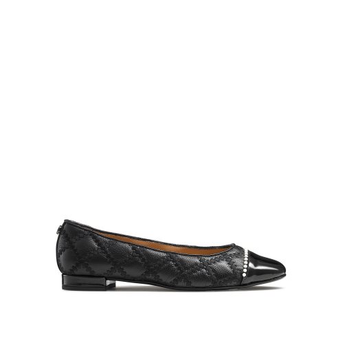 Russell And Bromley Boulevard Pearl Ballerinasko Dame Svarte | 932GUJBV