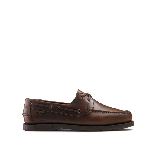 Russell And Bromley Bowline Waxy Lær Deck Fritidssko Herre Mørke Brune | 136VANEF