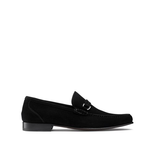 Russell And Bromley Elite Slip On Mokkasiner Herre Svarte | 152YLAKE