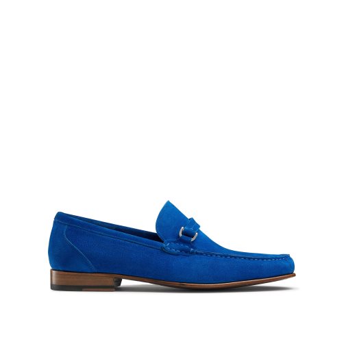 Russell And Bromley Elite Slip On Mokkasiner Herre Blå | 819JVUQF