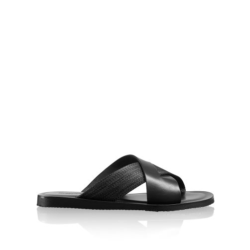 Russell And Bromley Fab Slip-on Slidesandaler Herre Svarte | 028IZWEJ