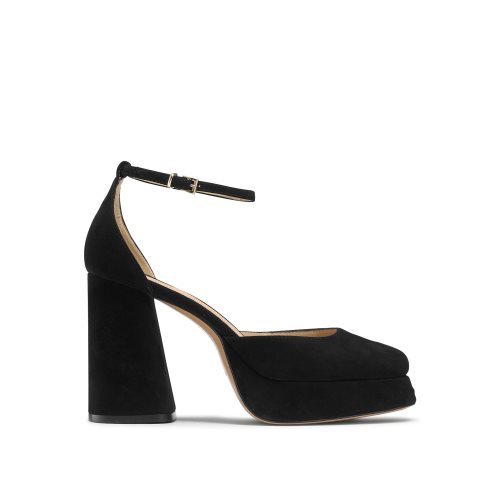 Russell And Bromley Flawless Extreme Platform Sandaler med Hæl Dame Svarte | 486AQRYL