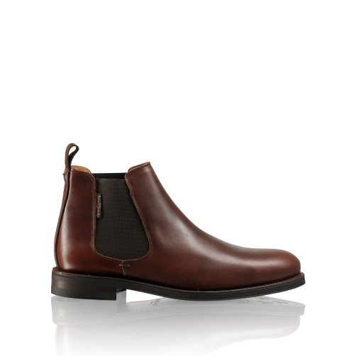 Russell And Bromley Guildford Chelsea Støvler Herre Mørke Brune | 623SXPCK