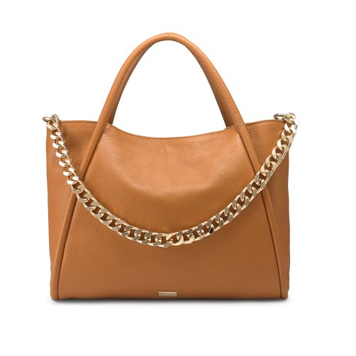 Russell And Bromley Icon Chain East/West Grab Tote Veske Dame Brune | 839MNJGU