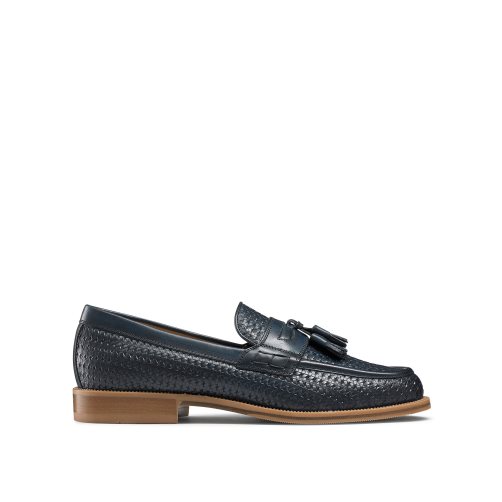 Russell And Bromley Keeble 4 Tassel College Kjoler Sko Herre Marineblå | 674ZGFPW