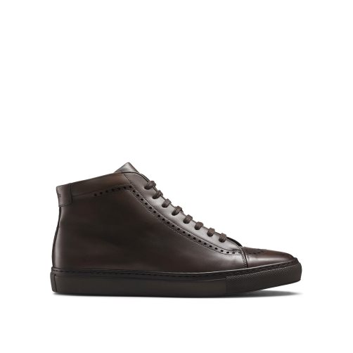 Russell And Bromley Legend Luxury High-top Joggesko Herre Sjokolade | 248JNFRU