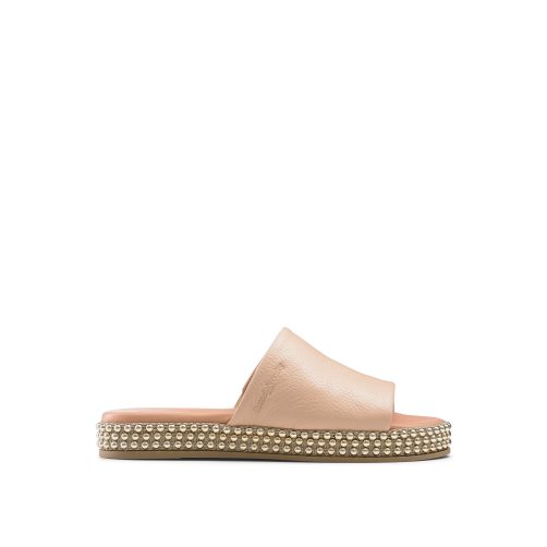 Russell And Bromley Moneypot Flate Sandaler Dame Beige | 982RGPNM