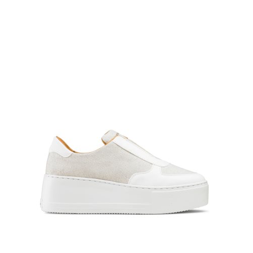 Russell And Bromley Park Ave Eco Flatform Platform Sko Dame Hvite | 538DYNAL