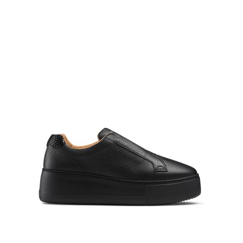 Russell And Bromley Park Up Flatform Laceless Platform Sko Dame Svarte | 527FSAGV