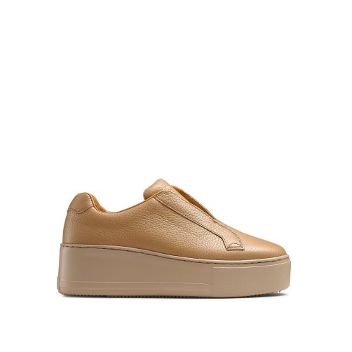 Russell And Bromley Park Up Flatform Laceless Platform Sko Dame Lyse Brune | 678EHTFP