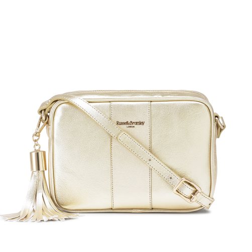 Russell And Bromley Rowan Camera Crossbody Veske Dame Gull | 462ZWTLE