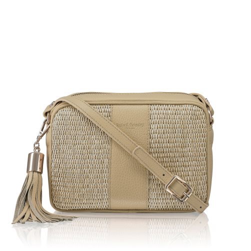 Russell And Bromley Rowan Camera Crossbody Veske Dame Beige | 589CBMUP