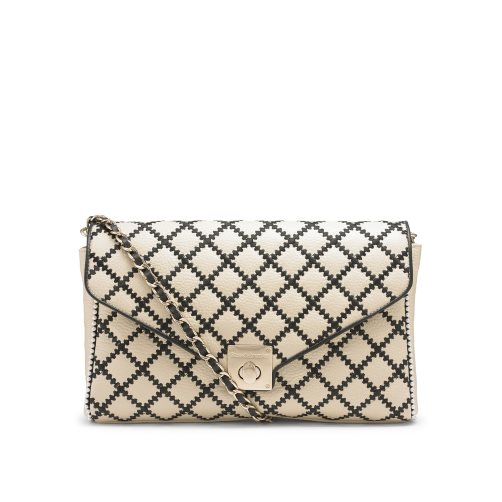 Russell And Bromley Seawalk Large Chain Crossbody Veske Dame Beige | 452PXGFE