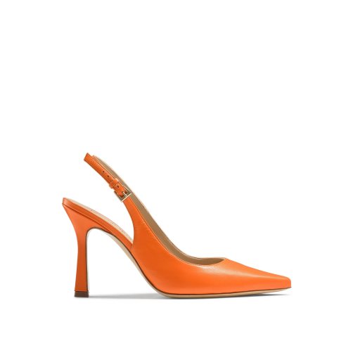 Russell And Bromley Slingback Point Pumps Dame Oransje | 759VFRSI