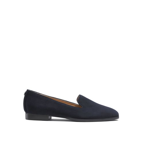 Russell And Bromley Smoking Kjoler Ballerinasko Dame Marineblå | 063DZCUE